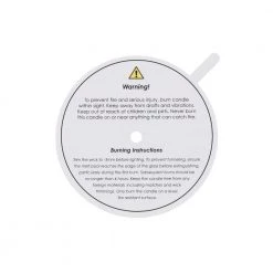 Candle Shack 72mm White Dust Cover