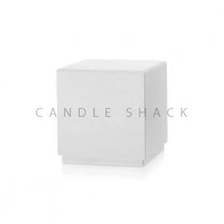 Candle Shack What's New Luxury Rigid Box For 30cl Ebony - White - Boxes Of 48
