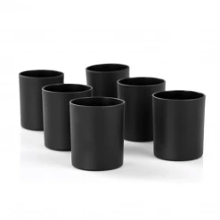 Candle Shack 20cl Lotti Candle Glass - Externally Matt Black (box Of 6) What's New