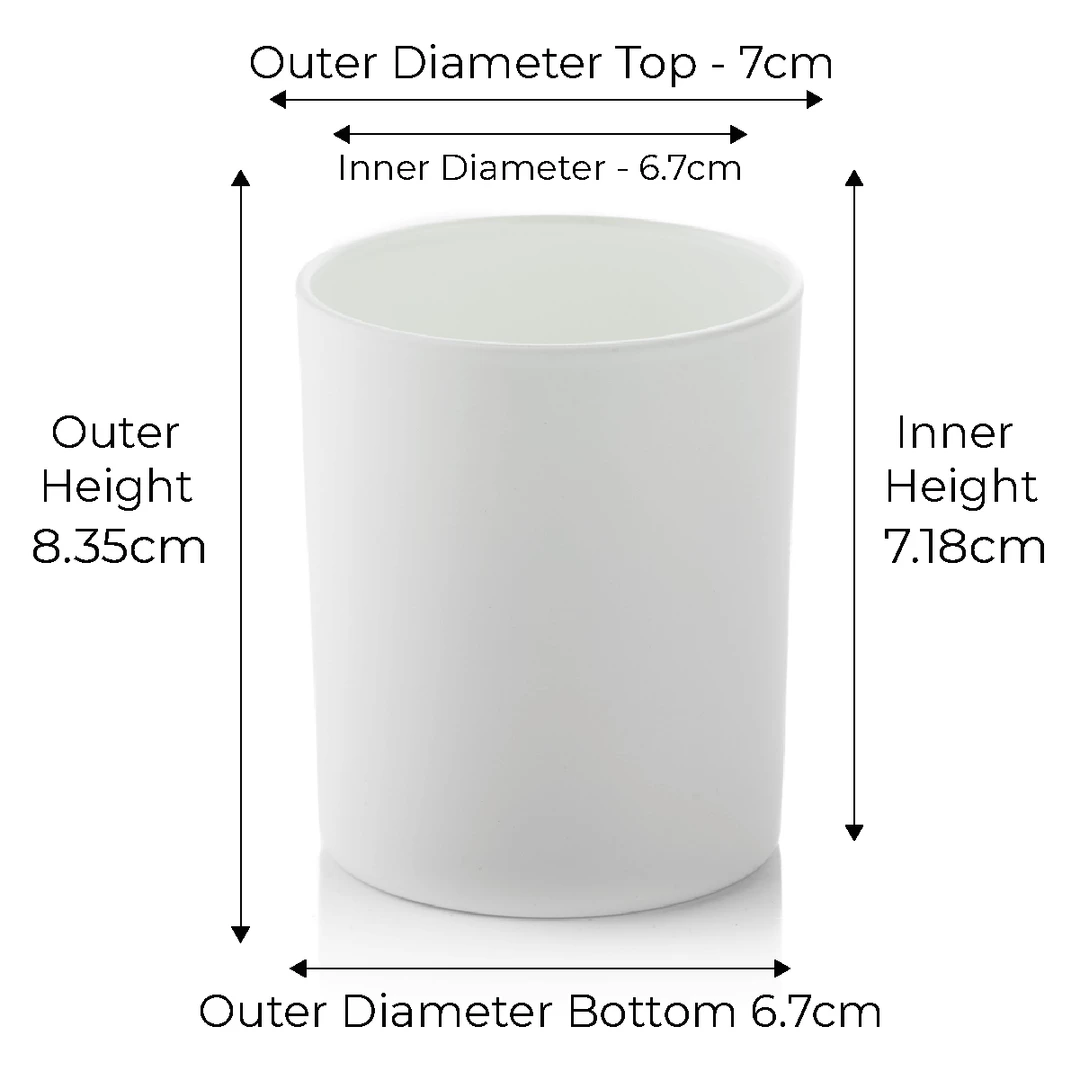Candle Shack 20cl Lotti Candle Glass - Externally Matt White (box Of 6) What's New 3 Candle Shack 20cl Lotti Candle Glass - Externally Matt White (box Of 6) What's New