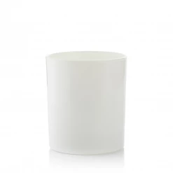 Candle Shack 30cl Lotti Candle Glass - Externally White Gloss (box Of 6)