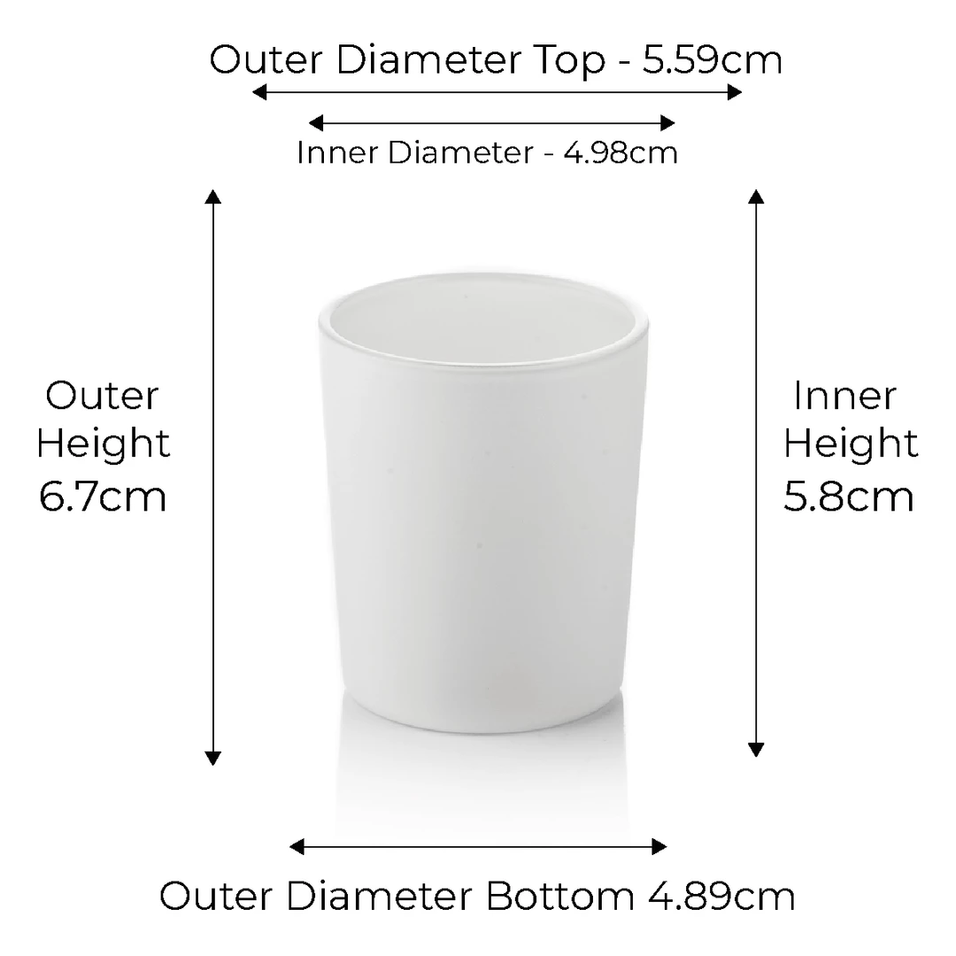 Candle Shack What's New 9cl Lauren Candle Glass - Externally White Matt (box Of 6) 2 Candle Shack What's New 9cl Lauren Candle Glass - Externally White Matt (box Of 6)