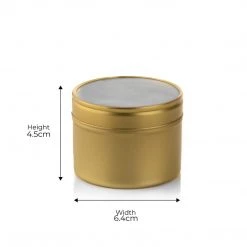 Candle Shack 10cl Candle Tin - Gold What's New