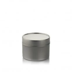 Candle Shack What's New 10cl Candle Tin - Silver