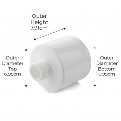 Candle Shack 100ml Squat Circular Diffuser Bottle - Gloss White (box Of 10) What's New
