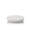 Candle Shack What's New Wooden Lid - White - For 30cl Ebony