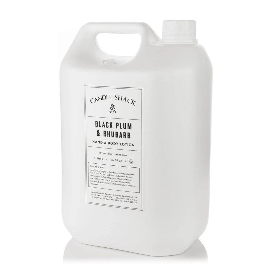 Candle Shack Hand & Body Lotion - Black Plum & Rhubarb 1 Candle Shack Hand & Body Lotion - Black Plum & Rhubarb