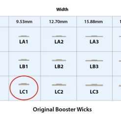 Candle Shack Original Booster Wood Wick - LC1 - 1.16mm X 9.53mm